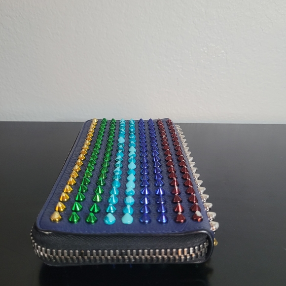 Christian Louboutin Panettone Long Wallet Multicolor Studs - Picture 7 of 15
